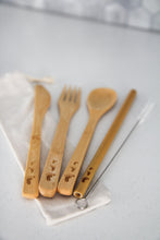 Load image into Gallery viewer, Bamboo Cutlery Set