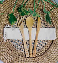 Load image into Gallery viewer, Bamboo Cutlery Set