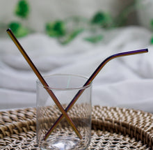 Load image into Gallery viewer, Rainbow Metal Straws
