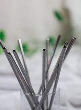 Load image into Gallery viewer, Silver Metal Straws
